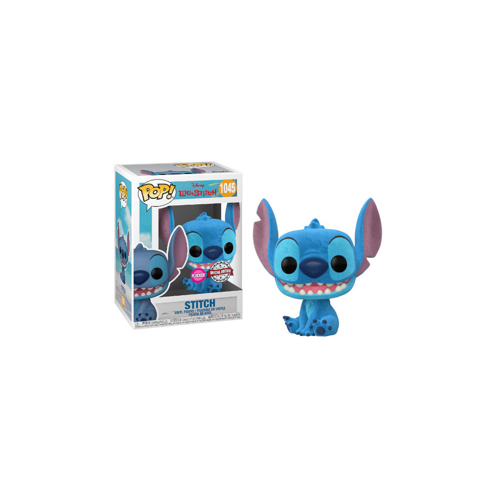 Funko Pop Disney Lilo Stitch S Seated Stitch Flocked