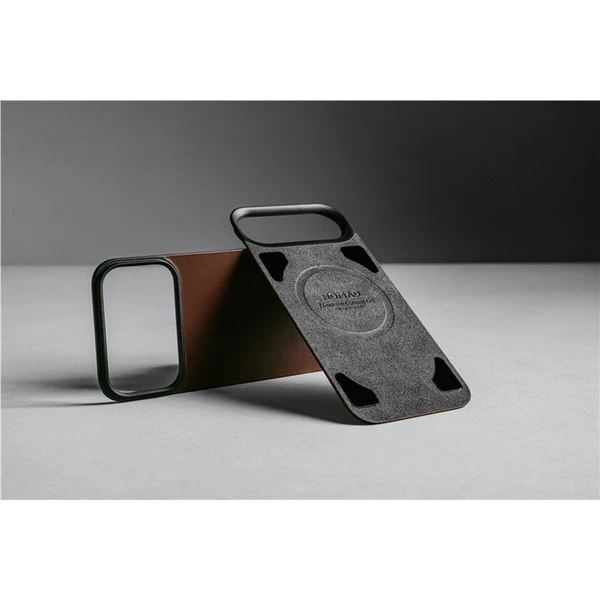 Nomad Magnetic Leather Back (Horween) Magsafe kožený kryt iPhone 17 Pro Max Black - Pouzdra - Obrázek 002e6d152ab14322865818f2abae23ab