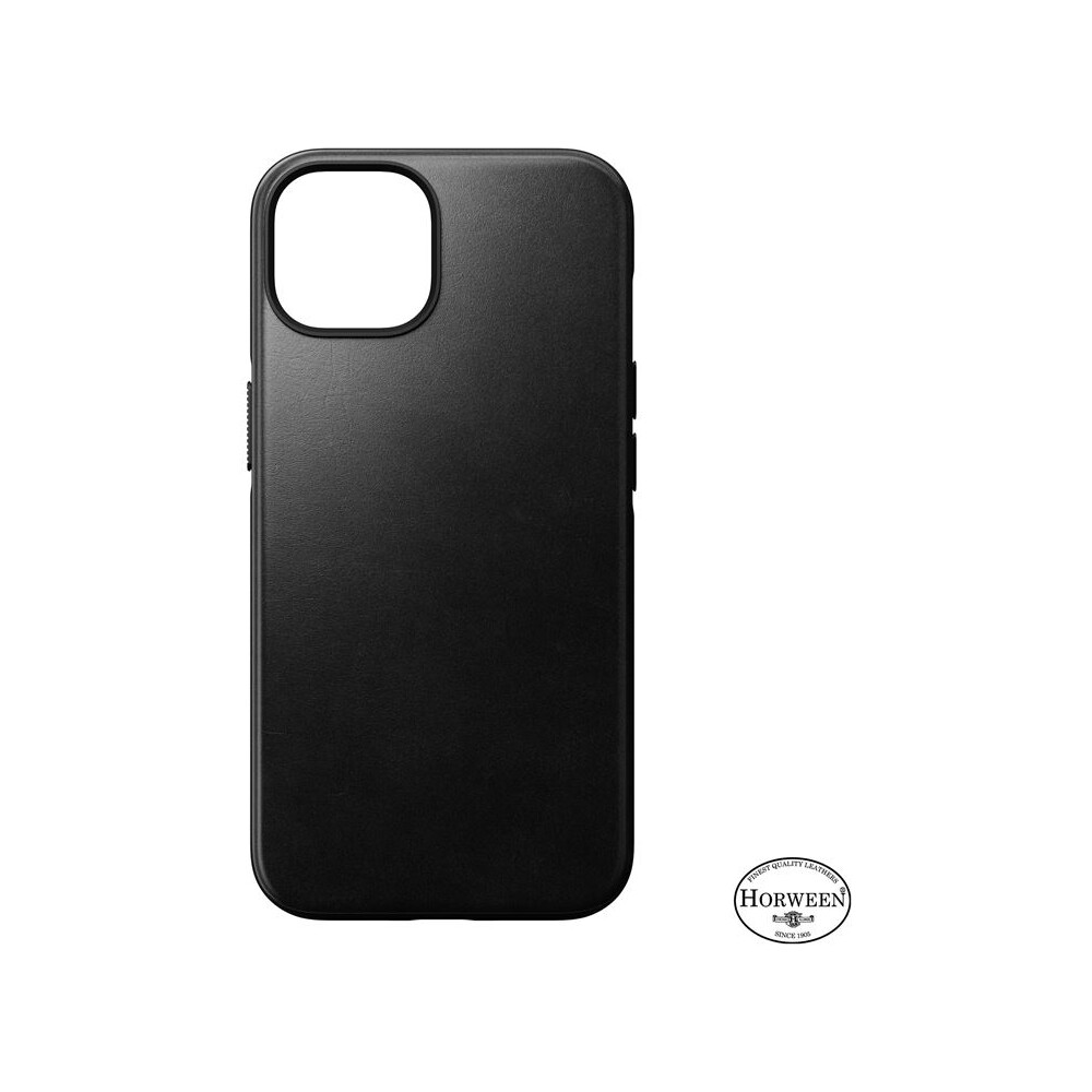 Nomad Modern Leather MagSafe Case iPhone 14 černá