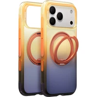 Torras Ostand O3 Air Gradient MagSafe kryt iPhone 18 Pro oranžový/fialový - Pouzdra