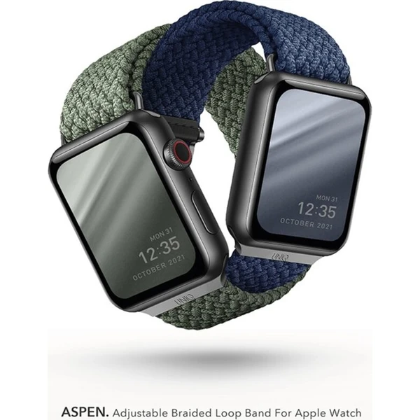 UNIQ Aspen Braided řemínek Apple Watch 46/45/44/42mm růžově zlatý - Řemínky - Obrázek 008f765b75c74d0ba89ad896796e3d79