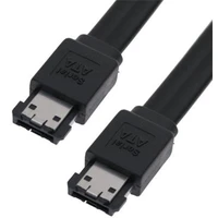 PremiumCord Kabel eSATA-eSATA 1,5m, stíněný, černý - Kabely a redukce