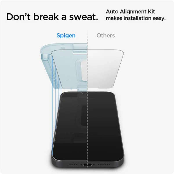 Spigen Glas tR EZ Fit tvrzené sklo iPhone 12 mini 2 ks čiré - Ochranné folie a skla - Obrázek 00B3200401