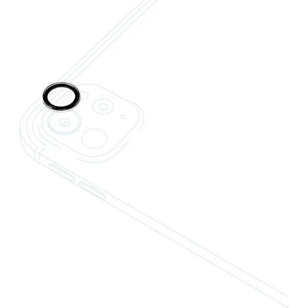 Epico Glass ochrana čoček fotoaparátu pro Apple iPad Pro 11”/13” (M4) s jednokrokovým aplikátorem - Ochranné folie a skla - Obrázek 00NJ000K01