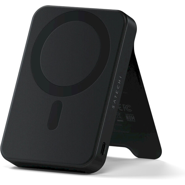 Satechi Qi2 5K magnetická powerbanka se stojánkem černá Černá