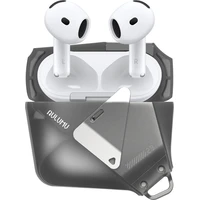 Aulumu A29 Geometric Case pouzdro AirPods 4 Translucent Gray - Pouzdra