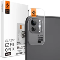 Spigen Glass tR EZ Fit Optik Metal sklo na fotoaparát iPad Pro 13" 2025/ iPad Pro 11" 2025 černé - Ochranné folie a skla