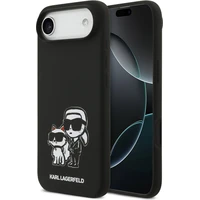 Karl Lagerfeld Liquid Silicone K&CH Sketch MagSafe kryt iPhone Air černý - Pouzdra