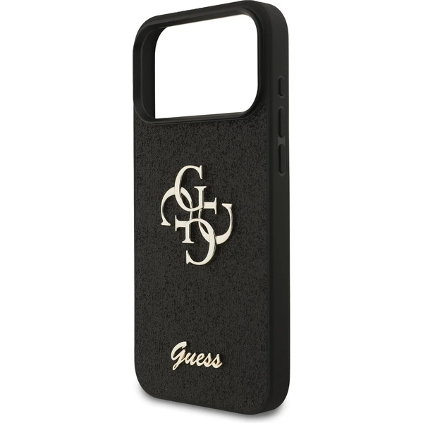 Guess PU Fixed Glitter 4G Metal Logo kryt iPhone 17 Pro Max černý - Pouzdra - Obrázek 00f092c80ebd4b60a0b07762f2dee428