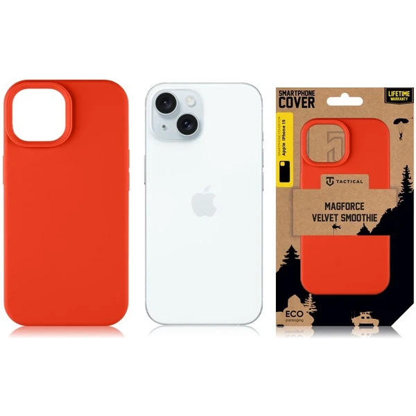 Tactical MagForce Velvet Smoothie Kryt pro Apple iPhone 15 Chilli - Pouzdra - Obrázek 00fc466ee4de464eaf08ebb01d2106e3