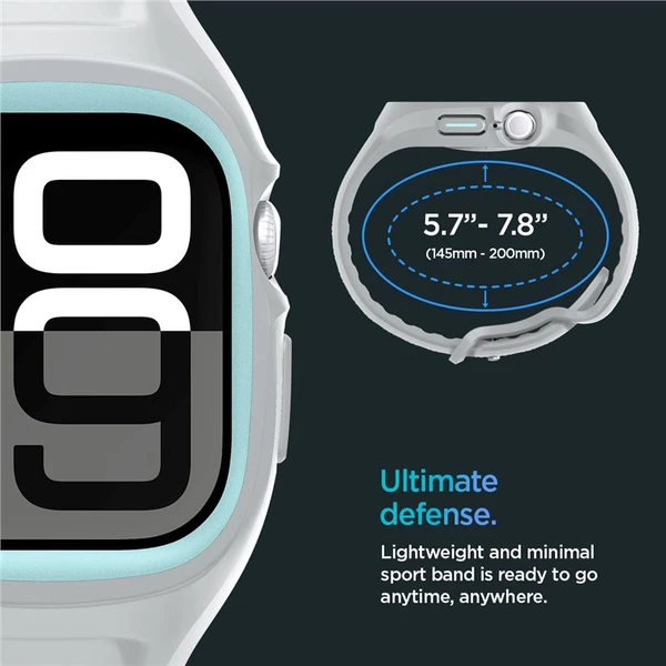 Spigen Liquid Air Pro kryt s řemínkem Apple Watch 10/11 (46mm) šedý - Pouzdra - Obrázek 0104a85fc7e94aac8d02a5f792f19be5