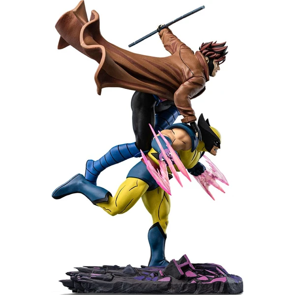 Soška Iron Studios Deluxe Art Scale 1/10 X-Men '97 - Gambit & Wolverine 29 cm - Sochy a sošky - Obrázek 010R000K01