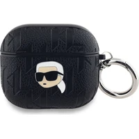 Karl Lagerfeld PU Embossed Karl Head pouzdro AirPods 3 černé - Pouzdra