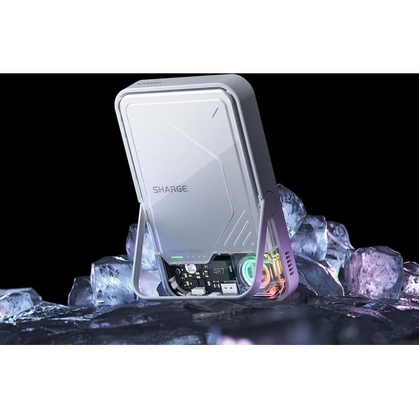 SHARGE IceMag 2 Qi2/MagSafe powerbanka s aktivním chlazením šedá - Powerbanky - Obrázek 01612e8ed17a41e79e18c69e98e1f80a