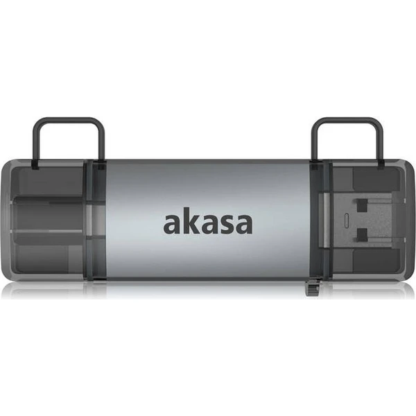 AKASA 2-In-1 USB 3.2 OTG Dual čtečka karet - Čtečky čipových karet - Obrázek 01JO000K01