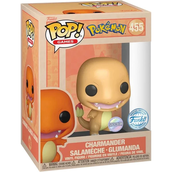 Funko POP! #455 Games: Pokémon - Charmander (Soft Color) - Funko POP! - Obrázek 01OG000J01
