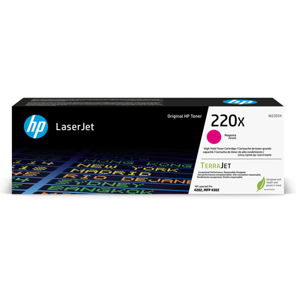 Toner HP W2203X, č. 220X - purpurový