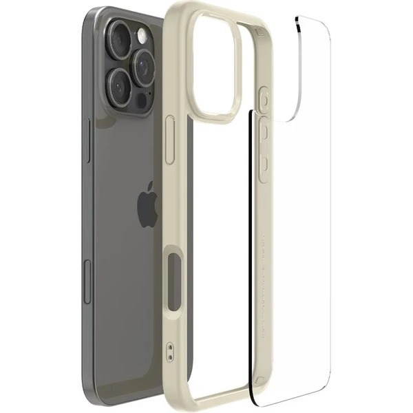 Spigen Crystal Hybrid kryt iPhone 16 Pro Max mute beige - Pouzdra - Obrázek 01bc9870b3984f4dbd8976043655336e