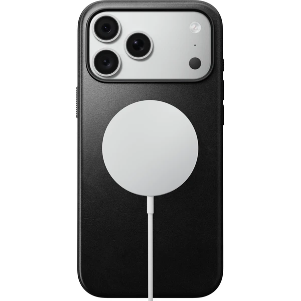 Nomad Modern Leather (Horween) MagSafe kožený kryt iPhone 17 Pro Max/18 Pro Max Black - Pouzdra - Obrázek 01ebc5b4c6ad4a3bb7c48cf88cf02781