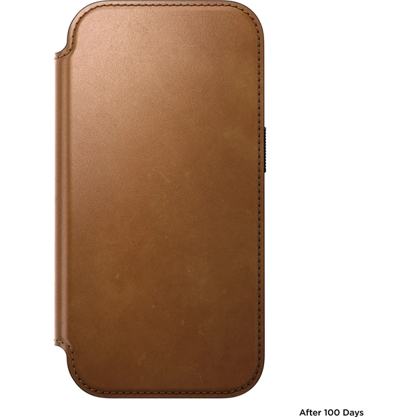 Nomad Modern Leather Folio MagSafe kožené pouzdro iPhone 18 Pro English Tan - Pouzdra - Obrázek 01ed57bead7244c9b463abc4d0e74ee2