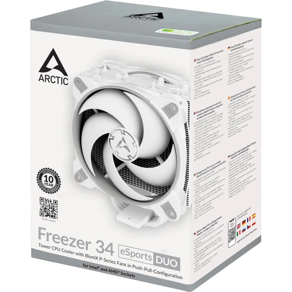 Arctic Freezer 34 eSports DUO, šedá/bílá - Chladiče - Obrázek 020657c8054245a39408e365bcea059f