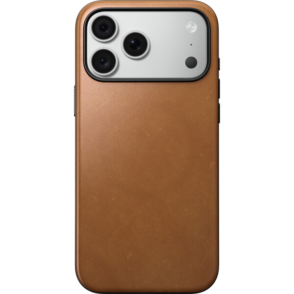 Nomad Modern Leather MagSafe kožený kryt iPhone 17 Pro Max/18 Pro Max English Tan - Pouzdra - Obrázek 022edcaf882349a4b42ea7104b2beb80