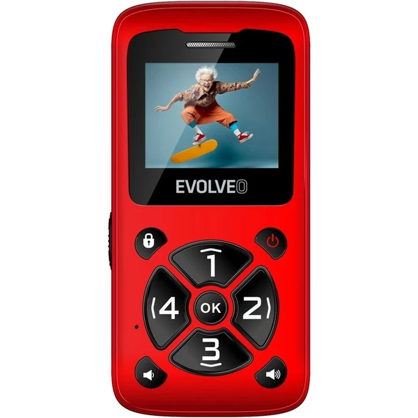 EVOLVEO EasyPhone ID mobilní telefon pro seniory červený - Mobilní telefony - Obrázek 023F000P01