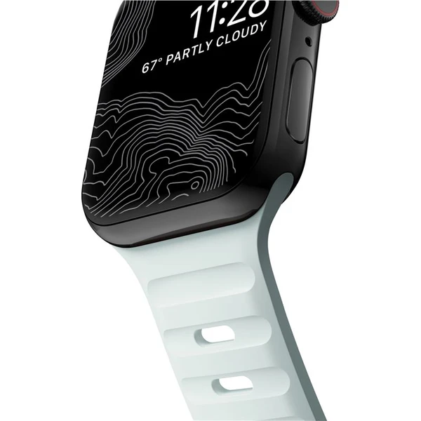 Nomad Sport Strap S/M řemínek pro Apple Watch 42/41/40/38mm Ice Blue Glow - Řemínky - Obrázek 023ec5c78afb4f3e8e1dd73dfdef6838