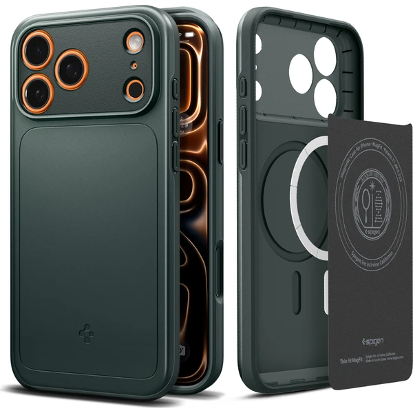 Spigen Thin Fit MagSafe kryt iPhone 18 Pro Max/17 Pro Max abyss green - Pouzdra - Obrázek 024c6ff14a4a44d091b743bd6d4824d6
