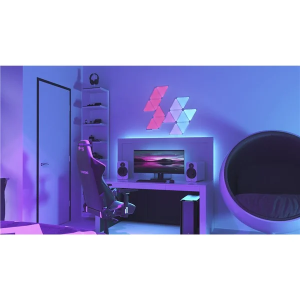 Nanoleaf Shapes Triangles Starter Kit (15 ks) chytré modulární osvětlení - Chytrá osvětlení - Obrázek 0253000501