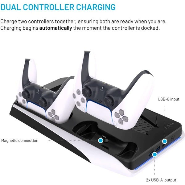 FIXED nabíjecí stanice s chlazením pro PlayStation 5 a DualSense černá - Nabíječky - Obrázek 02538b4bb11844b8beebf387a44c8fb3