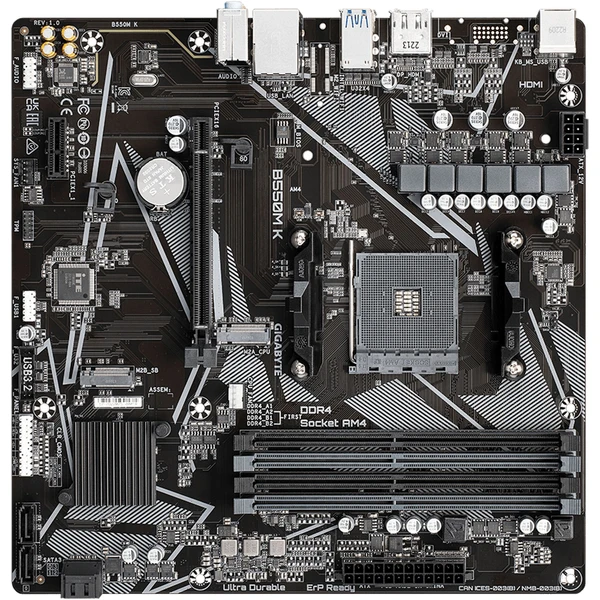 GIGABYTE B550M K - Základní desky - Obrázek 0267000J01