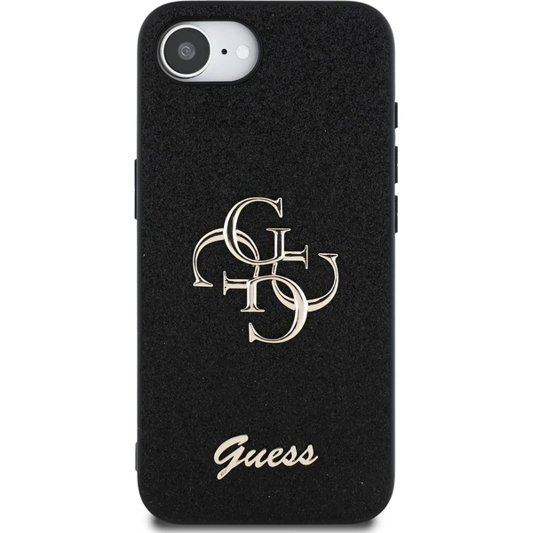 Guess PU Fixed Glitter 4G Metal Logo kryt iPhone 17e/16e černý - Pouzdra - Obrázek 028315149cbf4f04b2ddca4b0edf1eb2