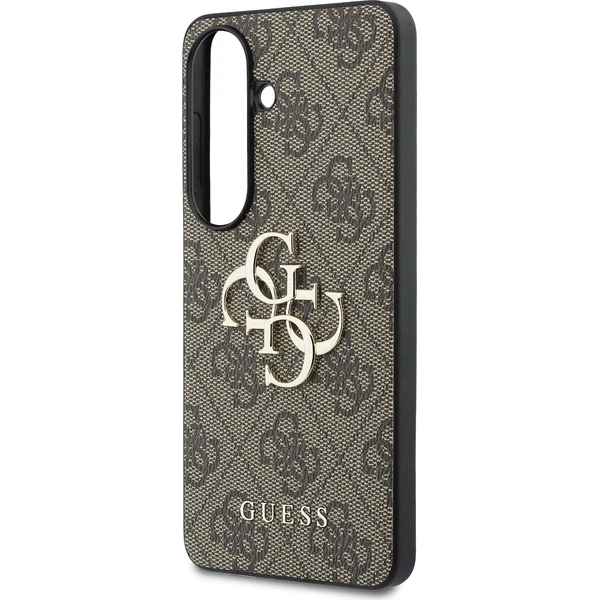 Guess PU 4G Metal Logo kryt Samsung Galaxy S26 hnědý - Pouzdra - Obrázek 0284a39d4aff404b986e9eb69c7f2c93