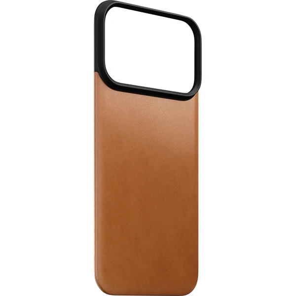Nomad Magnetic Leather Back (Horween) MagSafe kožený kryt iPhone 17 Pro/18 Pro Saddle - Pouzdra - Obrázek 028e6aa401b34d10b7951836dd6696f0