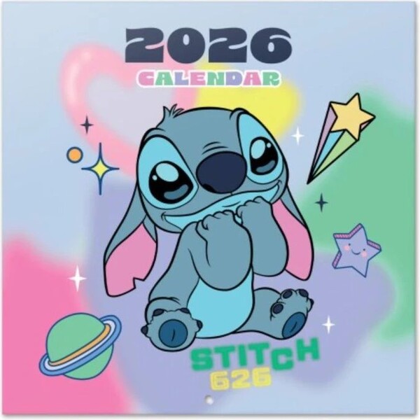Kalendář Lilo & Stitch 2026