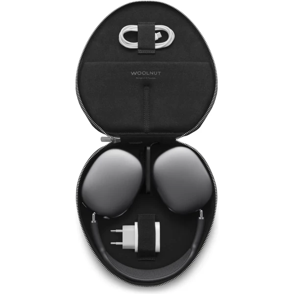 Woolnut Leather kožené pouzdro pro AirPods Max černé - Pouzdra - Obrázek 02KR100501