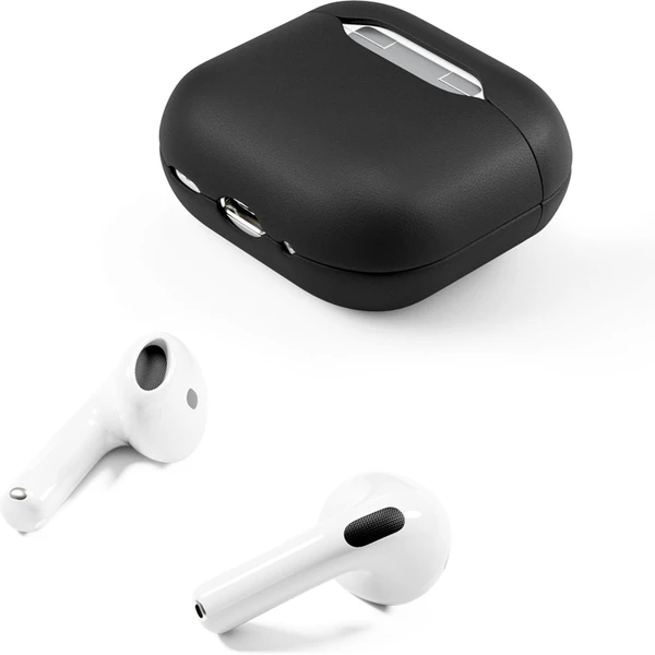 iWant kožené pouzdro pro AirPods 4/4 (ANC) černé - Pouzdra - Obrázek 02XD000J01