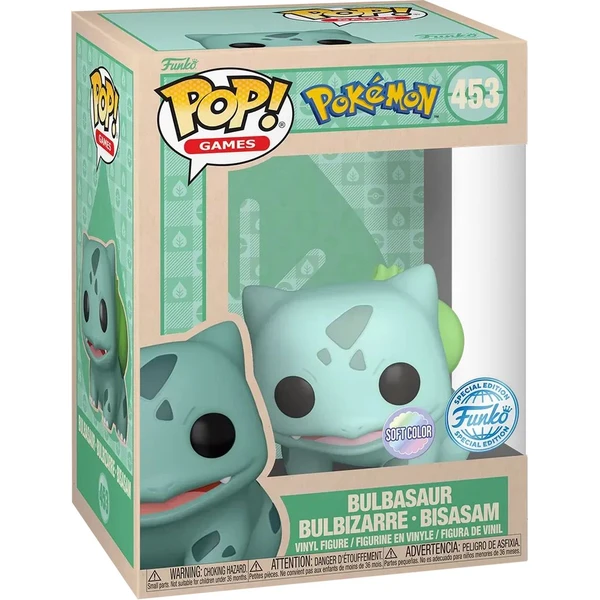 Funko POP! #453 Games: Pokémon - Bulbasaur (Pastel) (Special) - Funko POP! - Obrázek 02YB000K01