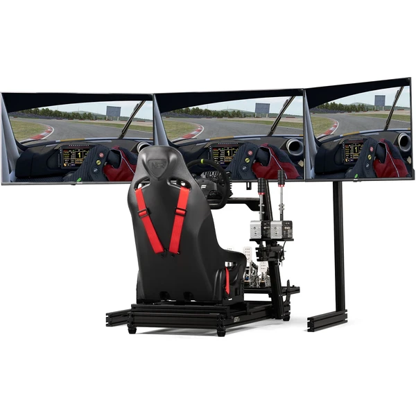 Next Level Racing ELITE Free Standing triple Monitor Stand samostatný stojan pro 3 monitory - Kokpity - Obrázek 02Z7000701