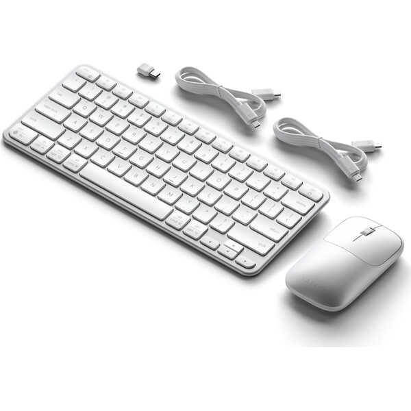 Satechi Slim CEX1 Wireless Combo klávesnice a myš (US English) stříbrná - Klávesnicové sety - Obrázek 02abc27b1a8e4125a015f4baa479af4b