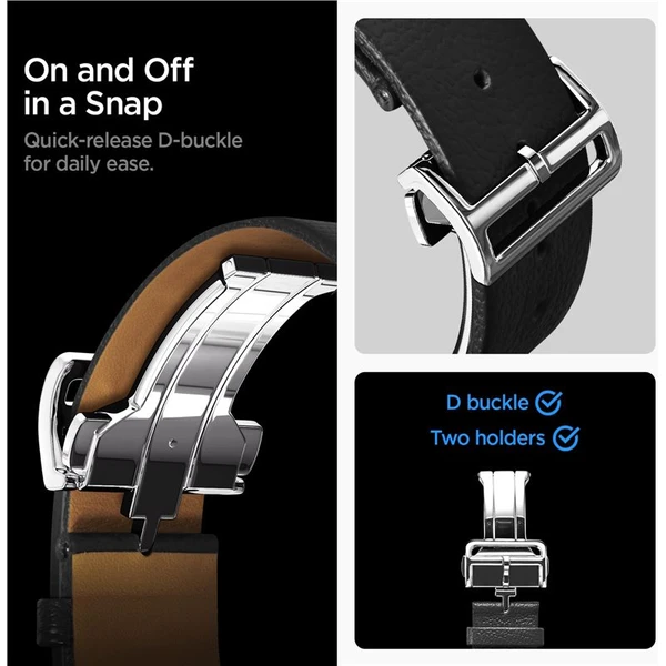 Spigen Enzo Band řemínek Samsung Galaxy Watch8 46/44/40mm černý - Řemínky - Obrázek 02d9c53313fb4a319b3c2e9d8505f9ac