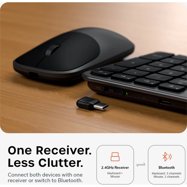Satechi Slim CEX3 Wireless Combo klávesnice a myš (US English) vesmírně černá - Klávesnicové sety - Obrázek 02e367e6ec134c32aa7988715321dd55