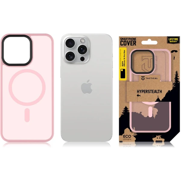 Tactical MagForce Hyperstealth kryt iPhone 15 Pro Max Pink Panther - Pouzdra - Obrázek 02e91148800442feb70d111efde38d01