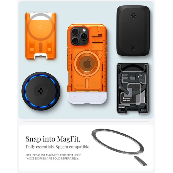Spigen Classic C1 MagSafe kryt iPhone 16 Pro Max tangerine - Pouzdra - Obrázek 02eb1a125b0346118a103e940e7707ce