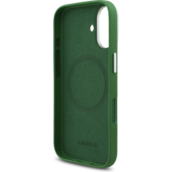 Lacoste Iconic Petit Pique Metal Logo MagSafe kryt iPhone 17 zelený - Pouzdra - Obrázek 02ecbb1a6ece474aa8ec9f39602c0fe8