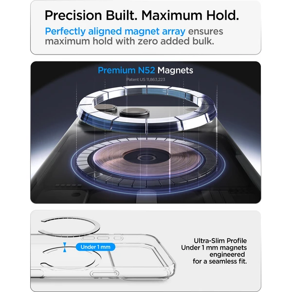 Spigen Liquid Crystal MagSafe kryt iPhone 18 Pro Max/17 Pro Max clear white - Pouzdra - Obrázek 02fac5768662431382924950af3d65c3