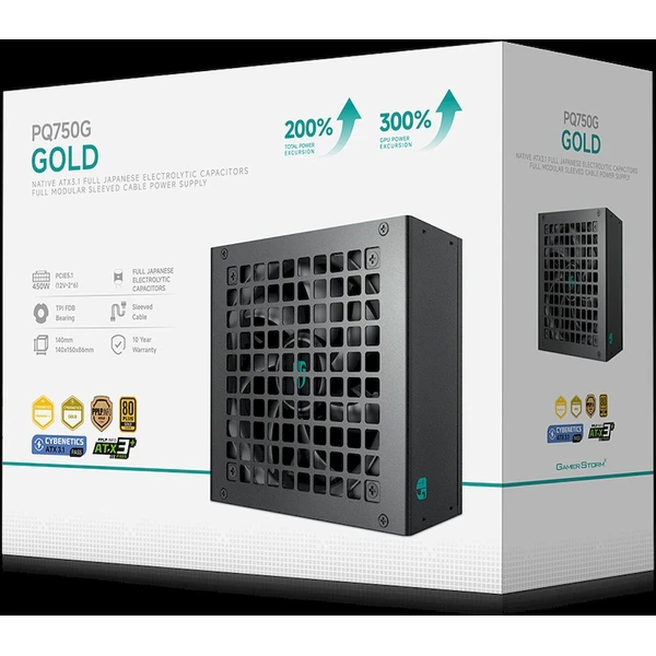 DEEPCOOL GAMERSTORM PQ750G 750W černý - Zdroje - Obrázek 03286df8ded24ff88d15fecba279151a