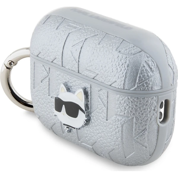 Karl Lagerfeld PU Embossed Choupette Head pouzdro AirPods Pro 2 stříbrné - Pouzdra - Obrázek 032917a4b88d4f3f935a6d9e38750bba