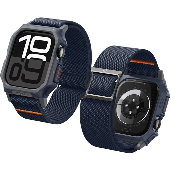 Spigen Lite Fit Pro řemínek s krytem Apple Watch 10/11 (46mm) námořně modrý - Řemínky - Obrázek 0348c0d2b6284f59817b27b9fd402c1d